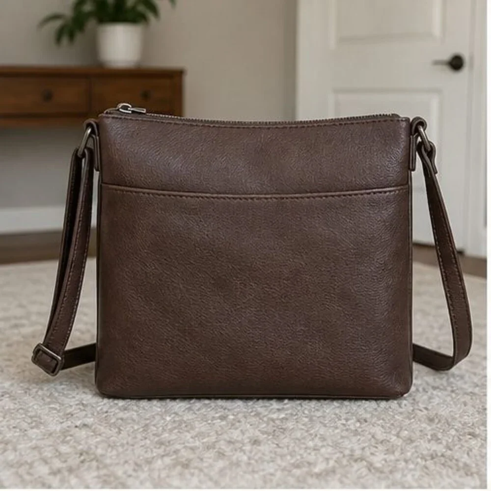 Espresso Vegan Leather Bag